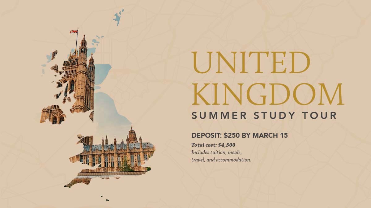 United Kingdom Study Tour banner